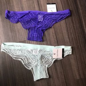 NWT Calvin Klein Sexy Lacey Thongs Bundle